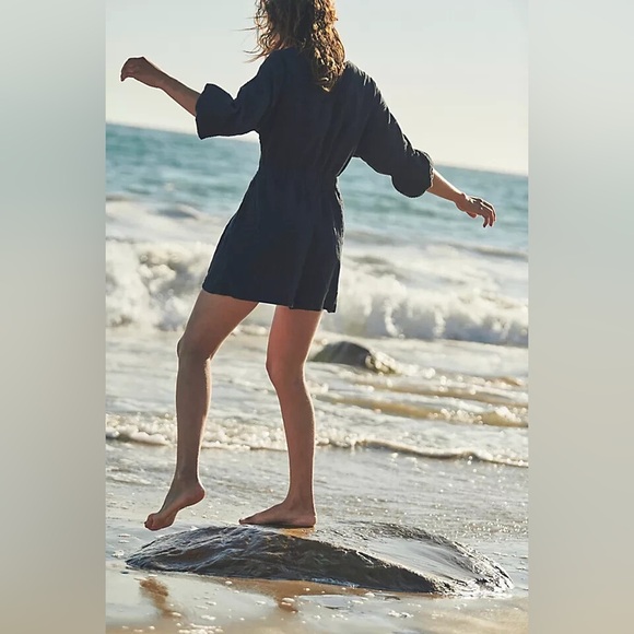 Free People Knotty But Nice Romper - Picture 3 of 4